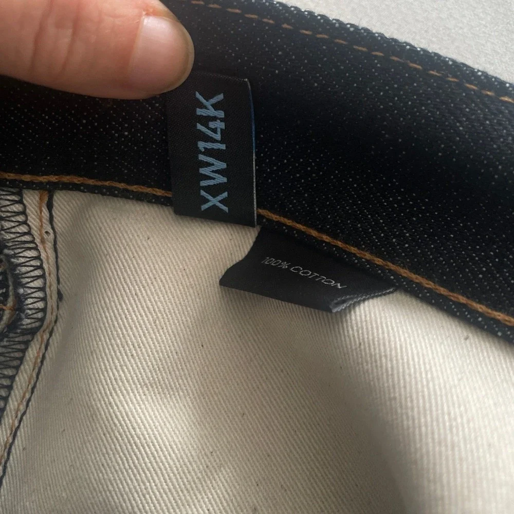 Dillon Montara Selvaged Denim Dark Raw Wash Straight Leg Blue Size‎ 28x32